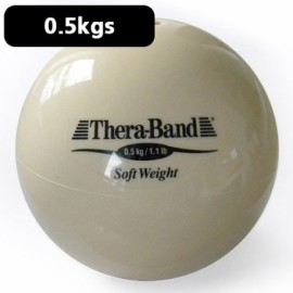 Pelota carga ligera 0.5 kg, theraband, diámetro 11.5 cm-PuntoMedico- DYN-TB25810