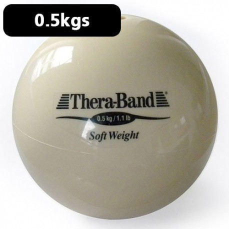 Pelota carga ligera 0.5 kg, theraband, diámetro 11.5 cm-PuntoMedico- DYN-TB25810