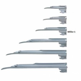 Hoja para laringoscopio de acero inoxidable Miller No. 1-PuntoMedico- HEN-F-000.22.121