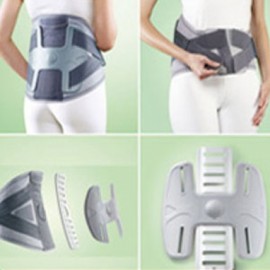 Triple soporte para zona lumbar-PuntoMedico- OPO-2952A