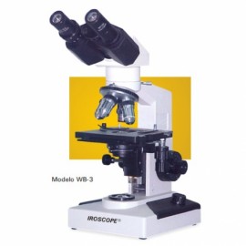 Microscopio binocular de laboratorio serie 225, luz led 3W-PuntoMedico- IRO-WB-3-L