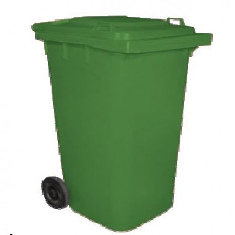 Contenedor para residuos biologicos Infecciosos de 240 Lts. Verde-PuntoMedico- A1C-VIC-240-HDV