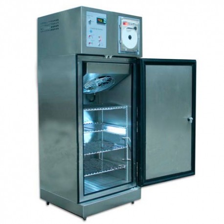 Refrigerador vertical de 10 pies para vacunas y biológicos de acero inoxidable sin congelador-PuntoMedico- REF-RVASDV-10