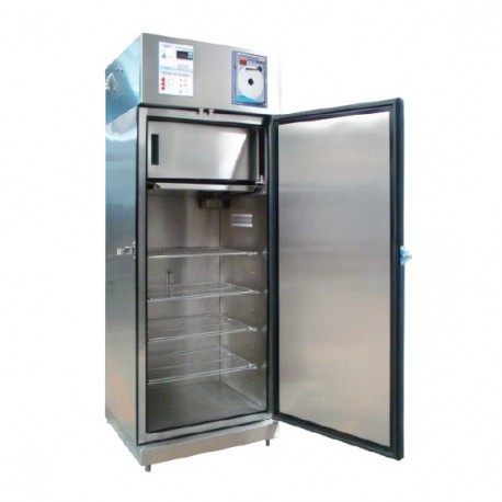 Refrigerador de 10 pies para vacunas y biológicos de acero inox, puerta sólida con graficador-PuntoMedico- REF-RVASCV-10