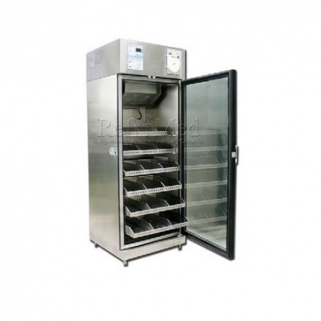 Refrigerador para banco de sangre de 12 pies cúbicos  con 1 puerta de cristal-PuntoMedico- REF-RBACDV-12