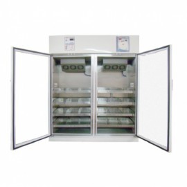 Refrigerador vertical de 35 pies para laboratorio acero inox. esmaltado con 2 puertas de cristal-PuntoMedico- REF-RVCCDV-35