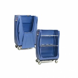 Carro para transporte de ropa sucia 749 x 1219 x 1829 mm-PuntoMedico- MET-TXPA-BLK48