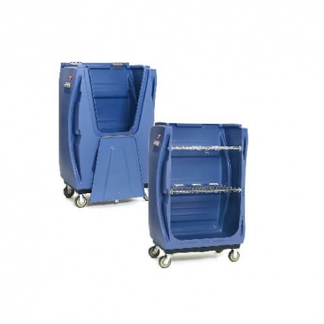 Carro para transporte de ropa sucia 749 x 1219 x 1829 mm-PuntoMedico- MET-TXPA-BLK48