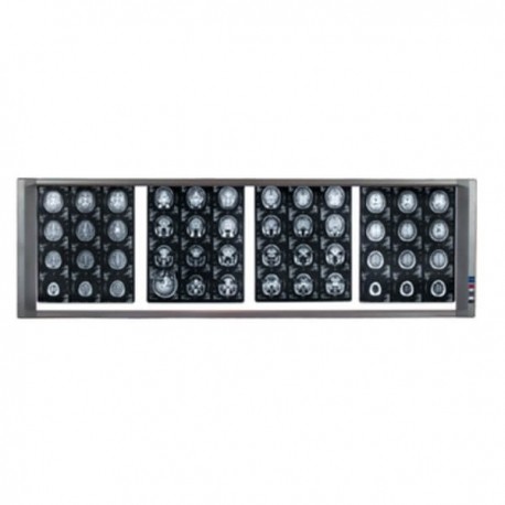 Negatoscopio LED XL NGPII de 4 placas con 8 niveles de intensidad-PuntoMedico- MLG-NGPII-4