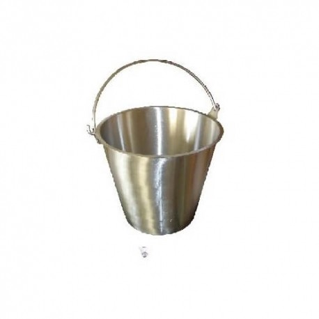 Cubeta de acero inoxidable de 18 litros-PuntoMedico- HEL-18L