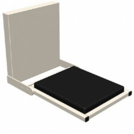 Repisa abatible para toma de muestras esmaltada-PuntoMedico- ESG-REP101