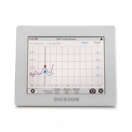 Pantalla táctil touchscreen para supervisión de temperatura de 1 sensor...-PuntoMedico- DIC-TSB