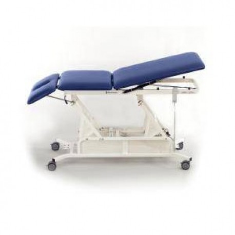 Mesa eléctrica para tratamiento 3 secciones color aqua-PuntoMedico- DYN-HLT3TL