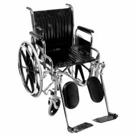 Silla de ruedas suprema cromada-PuntoMedico- HER-S400
