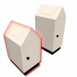 Bote de campana mediano esmaltado-PuntoMedico- ESG-BOT106
