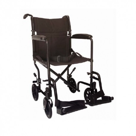Silla de traslado de aluminio, c/asiento de 19”-PuntoMedico- MST-570-002-33-4