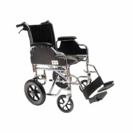 Silla de traslado de acero con asiento de 18”-PuntoMedico- MST-570-004-82-1