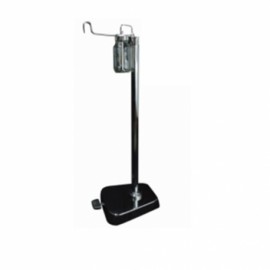 Jabonera de pedal sencilla pedestal acabado en cromo-PuntoMedico- HEL-HM112