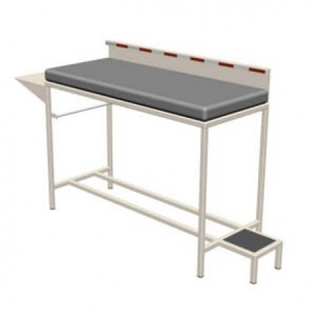 Mesa exploración pediatrica tubular esmaltada-PuntoMedico- ESG-MES710