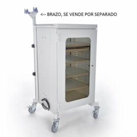 Carro humo porta equipo de endoscopia-PuntoMedico- CIS-3040