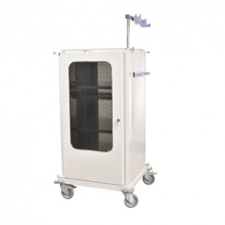 Carro para endoscopia cerrado-PuntoMedico- MOC-CRENC
