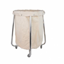 Carro para ropa sucia acero inoxidable-PuntoMedico- MOC-CRRSI