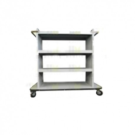 Carro para ropa limpia esmaltado.-PuntoMedico- HEL-HM78