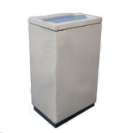 Bote de campana de acero inoxidable, medidas 41 x 29 x 64 cm-PuntoMedico- HEL-HM420