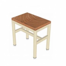 Banca vestidor para consultorio 45 x 30 x 45 cm-PuntoMedico- ESG-BAN202