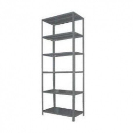 Anaquel esqueleto de 6 entrepaños en acero inoxidable, calibre 20-PuntoMedico- HEL-HM02-2