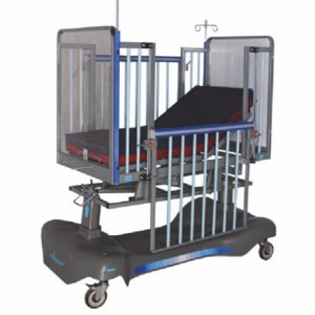 Cama pediátrica con sistema eléctrico de 2 posiciones-PuntoMedico- AMP-NIP-050E-A
