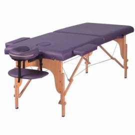 Mesa para masaje portátil de madera de 2 secciones-PuntoMedico- MES-BM2523