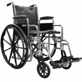 Silla de ruedas CS18 con asiento de 18"-PuntoMedico- DRI-SR18DDADDR
