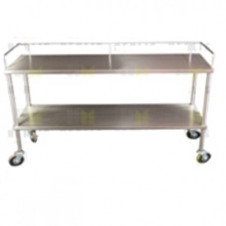 Mesa para instrumental quirúrgico totalmente de acero inoxidable-PuntoMedico- HEL-HM214