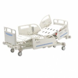 Cama eléctrica hospitalaria de múltiples posiciones con barandales-PuntoMedico- BAM-CE-7P