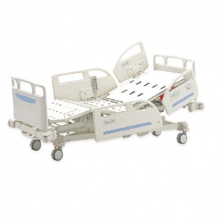 Cama eléctrica hospitalaria de múltiples posiciones con barandales-PuntoMedico- BAM-CE-7P