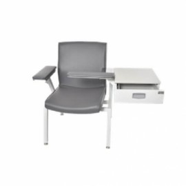 Silla para toma de muestras modelo Grand Plus. Con cajón-PuntoMedico- MOC-GRAND-PLUS