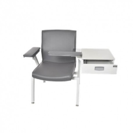 Silla para toma de muestras modelo Grand Plus. Con cajón-PuntoMedico- MOC-GRAND-PLUS