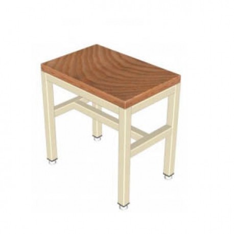 Banca vestidor para baño IMSS, 120 cm x 30 cm x 45 cm, esmaltada-PuntoMedico- ESG-BAN210