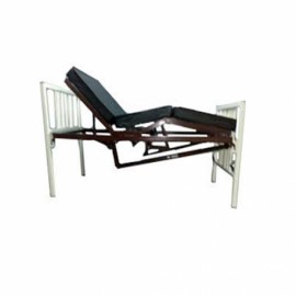 Cama clínica hospitalaria para paciente adulto de dos manivelas, con 5 posiciones.-PuntoMedico- HEL-HM56
