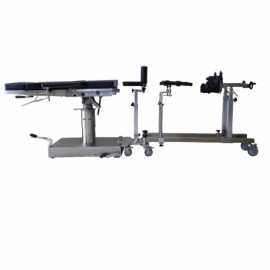 Mesa quirúrgica universal mecánico-hidráulica 160BT básica con tractor para ortopedia-PuntoMedico- BAM-160BT