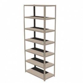 Anaquel esqueleto de 7 entrepaños 45 x 91 x 220 cal. 20 Esmaltado-PuntoMedico- ESG-ANA307