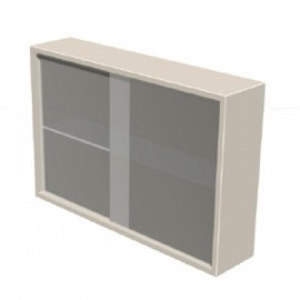 Vitrina contramuro de 90 cm esmaltada-PuntoMedico- ESG-VIT-002