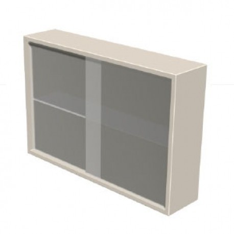 Vitrina contramuro de 90 cm esmaltada-PuntoMedico- ESG-VIT-002