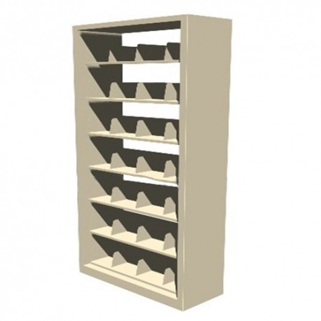 Archivero guarda visible sencillo esmaltado-PuntoMedico- ESG-ARC013