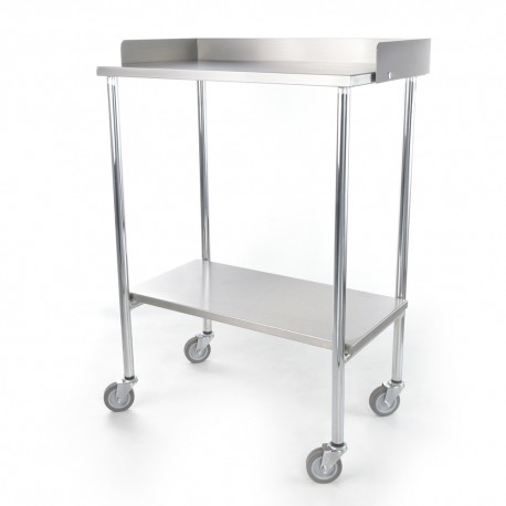 Mesa pasteur tubular cromada-PuntoMedico- CIS-MSPSCR