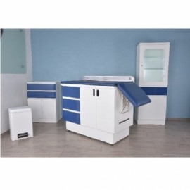 Consultorio pediatrico con vitrina sencilla, clase G-PuntoMedico- CIS-3480