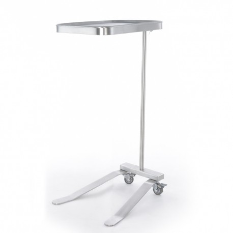 Mesa de mayo en acero inoxidable sin charola-PuntoMedico- CIS-5220