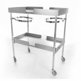 Carro para curaciones Clase T, acero inoxidable-PuntoMedico- CIS-3100