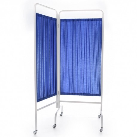 Biombo de dos hojas esmaltado-PuntoMedico- CIS-1640